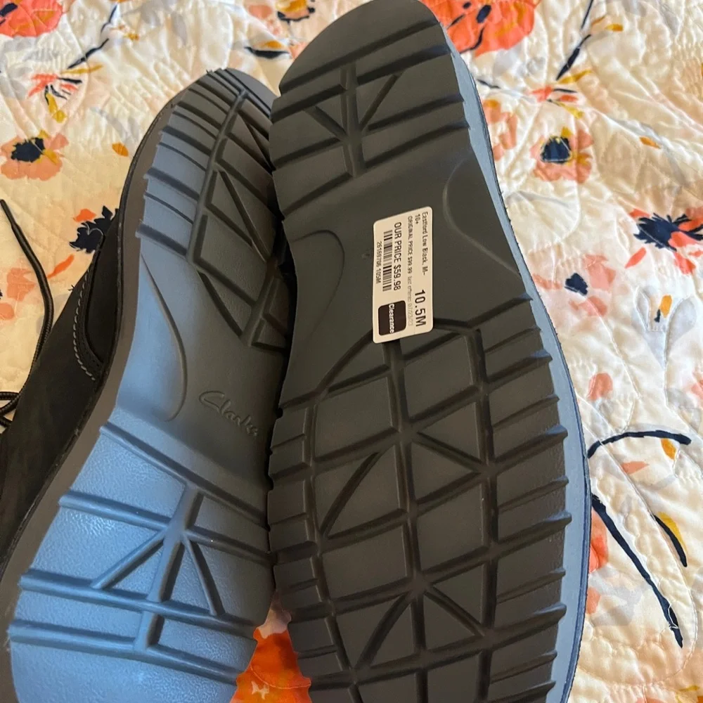 Clark’s Men's Black Leather Shoes - Picture 4 of 6